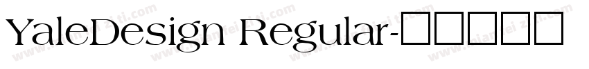 YaleDesign Regular字体转换